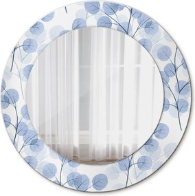 Lustro dekoracyjne okrągłe Gałęzie liście