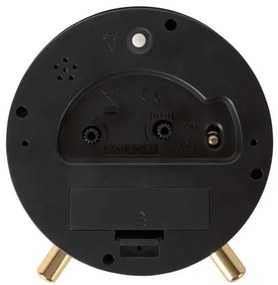 Budzik glamour GOLD DISC, Ø 11 cm