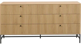 Komoda w dekorze dębu w naturalnym kolorze 158x80x40 cm Albany – Actona