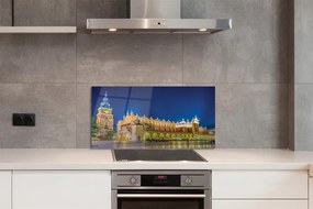Panel Szklany Nocne Sukiennice w Krakowie