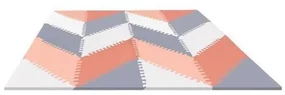 Skip Hop - Puzzle piankowe 72 szt. szare/pomarańczowe