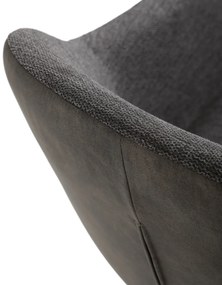 Zestaw krzeseł obiadowych z mechanizmem powrotnymDCH-Y1143 GREY2, 2 szt.