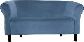Sofa Milo tkanina Welur : Kolor nogi - Venge, Kolor tkaniny - VELVET - MG33, Typ tkaniny - Velvet, Wysokość nogi - 15 cm