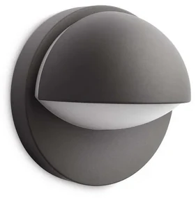 Philips - Kinkiet zewnętrzny JUNE 1xE27/12W/230V IP44 antracytowy