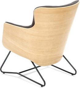 Nowoczesny fotel wypoczynkowy z oparciem ze sklejki Chillout