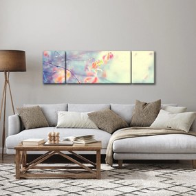 Obraz - Listki w lodzie (170x50 cm)