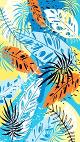 Ręcznik plażowy SUMMER FRESH 100x180 cm kolorowy, 100% mikrofibra