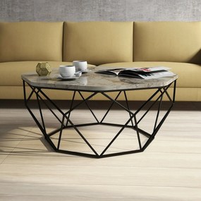 Stolik konferencyjny Diamond White Marble