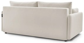 Beżowa rozkładana sofa 211 cm Marcel – Bobochic Paris