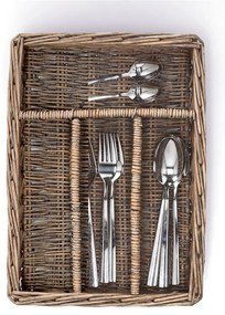 Wiklinowy organizer na sztućce, 35 x 25 x 7 cm