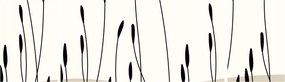 Obraz - Łąka graficzna N⁰3 (170x50 cm)