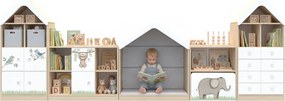 Zestaw mebli do przedszkoli, żłobków i klubów dziecięcych Blox Nature 11