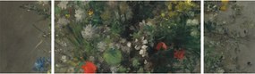 Obraz - Auguste Renoir,  Flowers in a Vase, reprodukcje (170x50 cm)