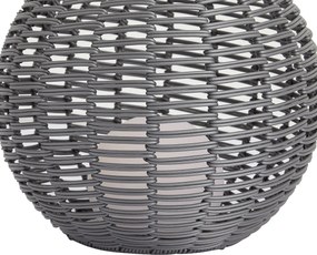 Zewnętrzna lampa stołowa ciemnoszara 30 cm z możliwością ładowania LED przez USB-C IP44 - Oli