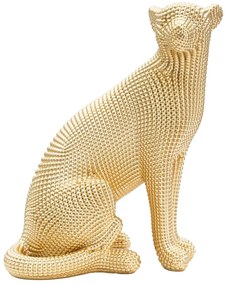 Figurka w dekorze w kolorze złota Mauro Ferretti Leopard