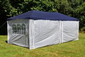 Namiot ogrodowy 3×6 m – niebiesko-biały, skład