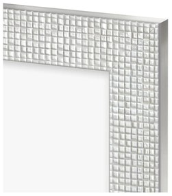 Plastikowa ramka w kolorze srebra 21x26 cm