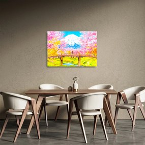 Obraz na szkle - Malowana para, akwarela (70x50 cm)