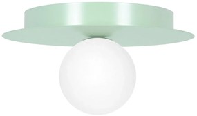 Zielona designerska lampa sufitowa kapelusz - A678-Eria