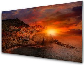 Panel Kuchenny Panorama Portowego Miasta