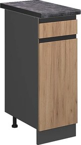 Szafka dolna do kuchni złoty dąb energetyczny 30x60x81.6 r-line