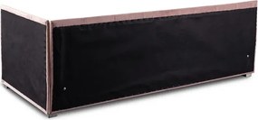 Łóżko Tapczan Młodzieżowe KARO 2 90x200 cm Narożne Różowe