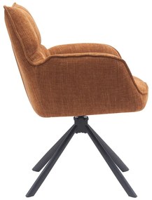 Pomarańczowe krzesła zestaw 2 szt. Marilla – Unique Furniture