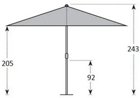 Gastro Magic Junior 2 x 2 m - parasol gastronomiczny