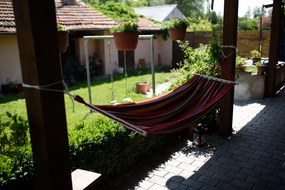 Kolorowy hamak dla 2 osób 190x150 cm