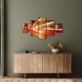 Obraz czerwonej budki telefonicznej w Londynie (125x70 cm)