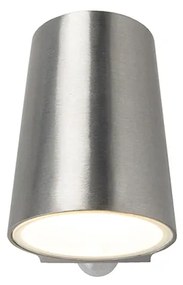 Zewnetrzna Lampa zewnętrzna aluminiowa z czujnikiem ruchu, w tym LED - Uma Nowoczesny Oswietlenie zewnetrzne