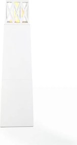 Kominek ogrodowy na bioetanol Vulcano White 40x40x145