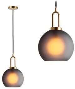 Lampa Sufitowa Wisząca Szklana Kula 20cm APP626-1CP