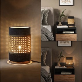 Lampa stołowa czarny 17.5x17.5x26.5 morten