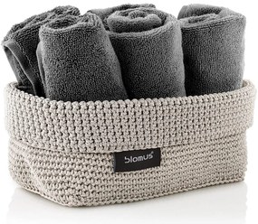 Beżowy koszyk Blomus Rope, 11,5x20 cm