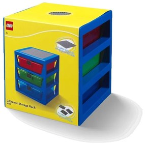 Niebieski organizer z 3 szufladami Storage - LEGO®