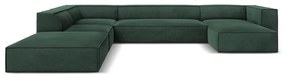 Ciemnozielony narożnik (lewostronny) Madame – Windsor &amp; Co Sofas