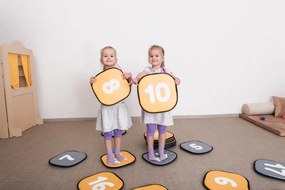 Zestaw piankowych mat edukacyjnych do przedszkola - liczby Numbo