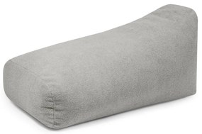 Jasnoszary worek do siedzenia z materiału bouclé Snug 130 – SLOWDOWN