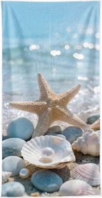 Szybkoschnący XL ręcznik plażowy MARBELLA kolorowy 100 x 180 cm, 100% mikrofibra