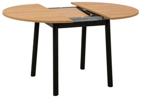 Stół do jadalni Oliver Oak Black