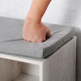 Szafka na buty z siedziskiem, 103,5 x 29,5 x 48 cm