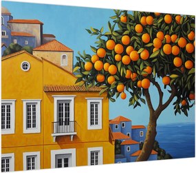 Obraz - Drzewo pomarańczowe (70x50 cm)
