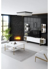 Stolik konferencyjny Gold Line White