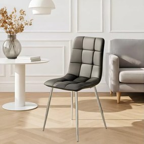 Krzesło z ekoskóry Lopir – eleganckie i wygodne do salonu i biura
