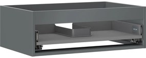 Mexen Box-A korpus szafki podumywalkowej 70 cm, 1 szuflada, grafit mat - 91AX0-0700-235-1-66
