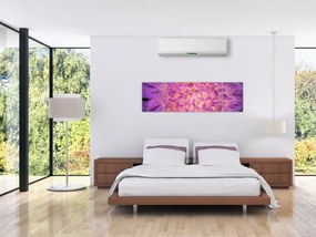 Szczegółowy obraz kwiatu (170x50 cm)