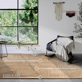 Beżowy wełniany dywan tkany ręcznie 80x150 cm Ursule – Villeroy&amp;Boch