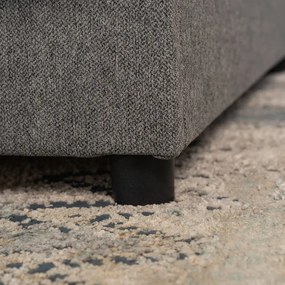 Sofa z Funkcją Spania ARUBA Wersalka Rozkładana Dwuosobowa Szara Nowoczesna do Salonu