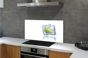 Szklany Panel Kostka lodu limonka